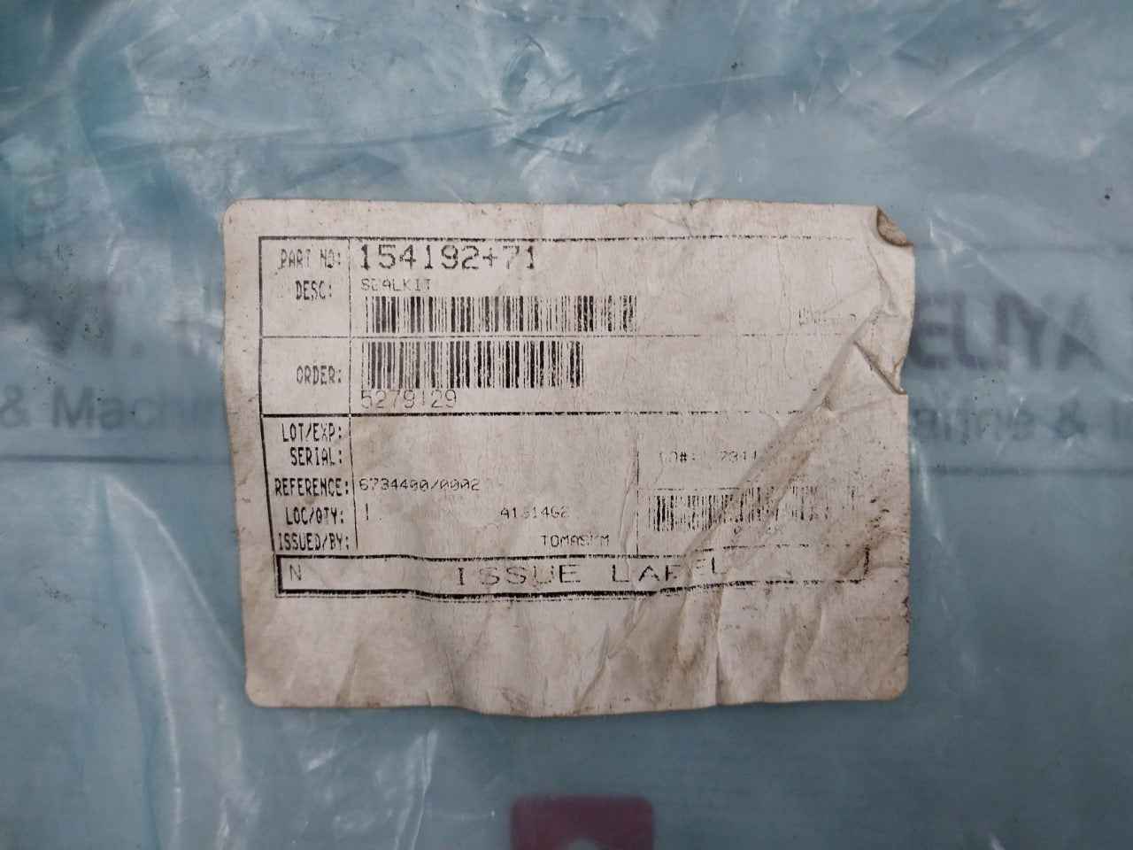 Nov 154192 Seal Kit For Crown Mounted Compensator