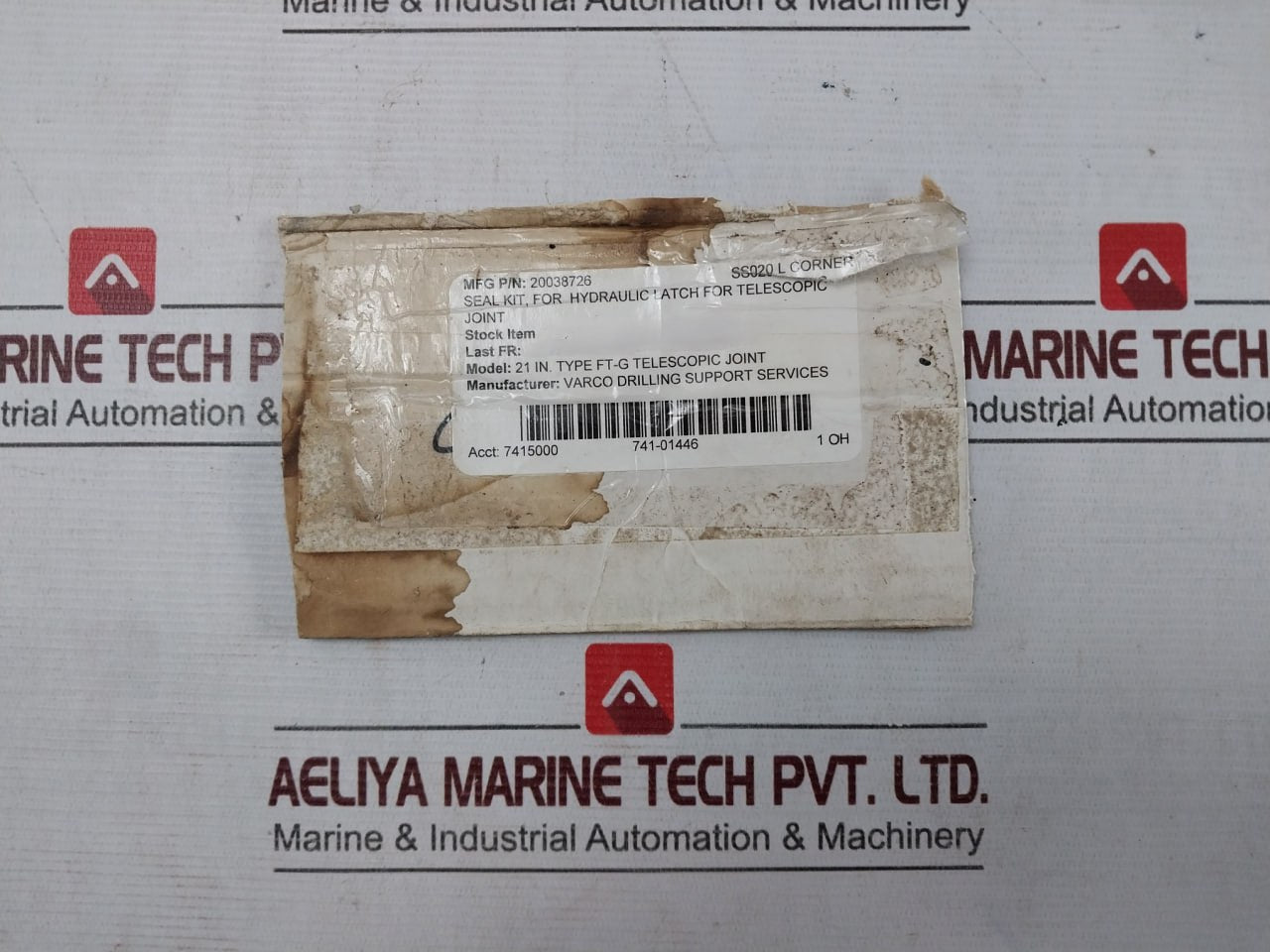 Nov 461550041000-750B Seal Kit Hydraulic Latch 21" Ft-g Joint 20034822 + Subpart