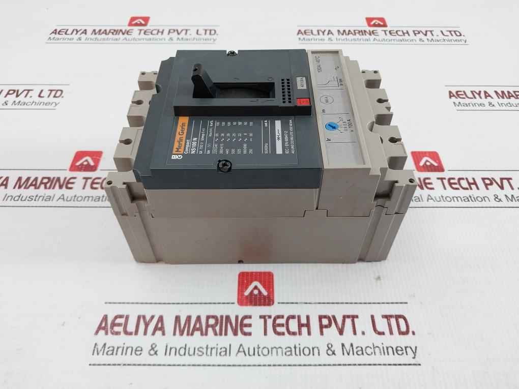 Ns100 N Circuit Breaker 750V 100A/ 40°C 50/60Hz Merlin Gerin
