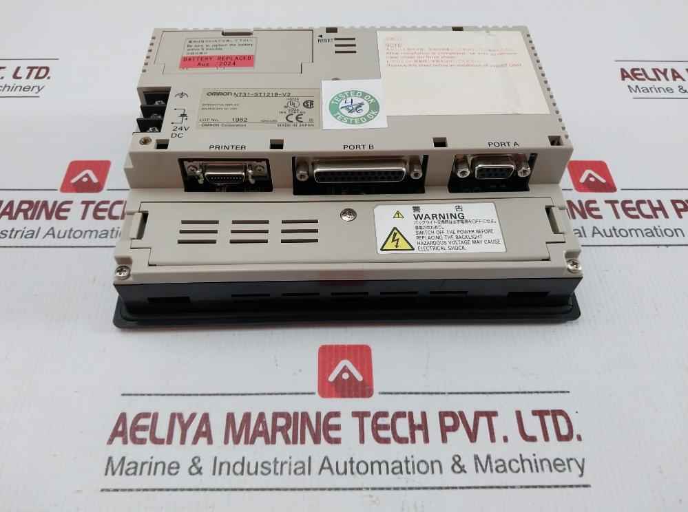 Nt31-st121B-v2 Programmable Terminal Interactive Display Omron 24V Dc 15W