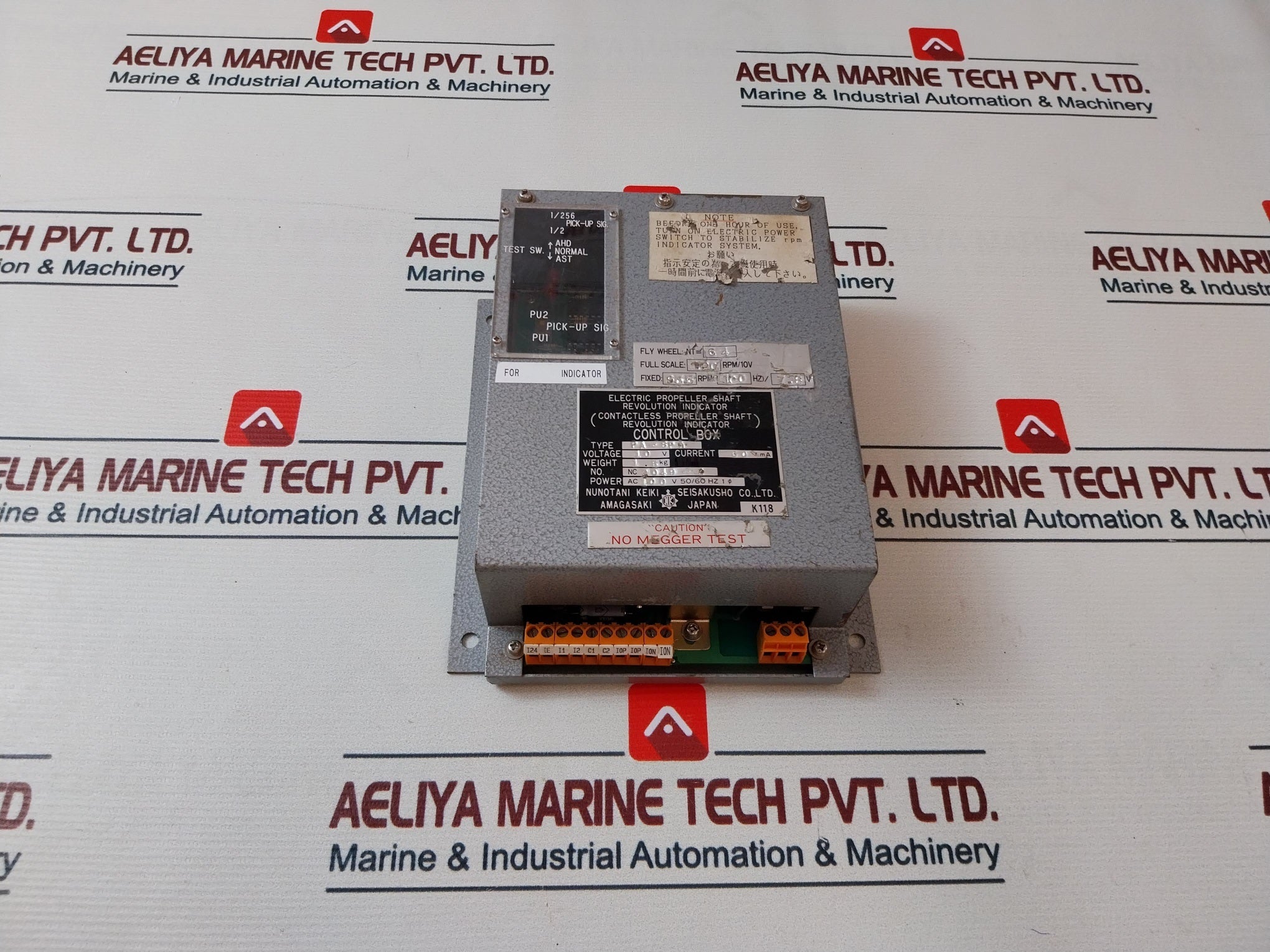 Nunotani Keiki Electric Propeller Shaft Revolution Indicator Control Box