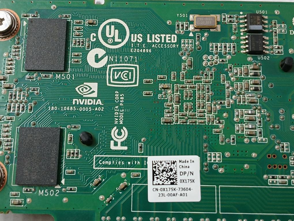 Nvidia P685 Professional Graphics Card