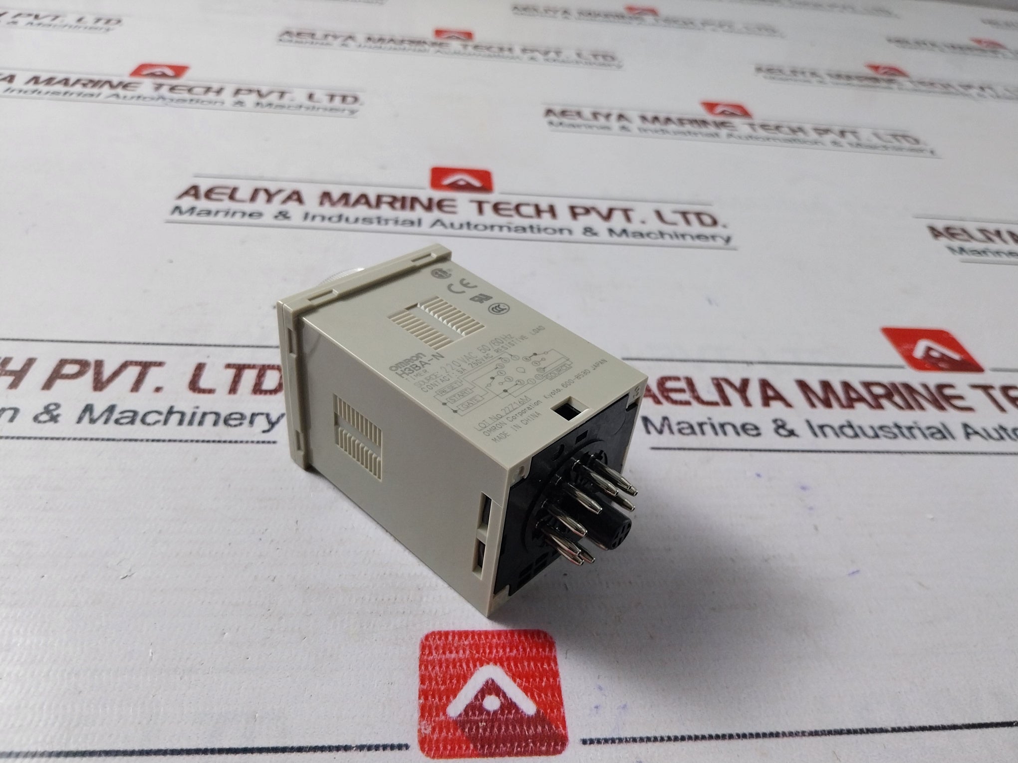 OMRON H3BA-N Solid-State Timer 0-3 Min 220VAC 50/60HZ