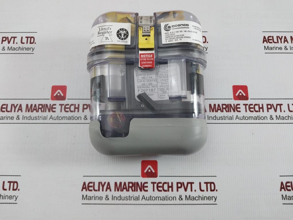 Ocenco M-20.2 Eebd Emergency Escape Breathing Device 3850 Psi Rev : B