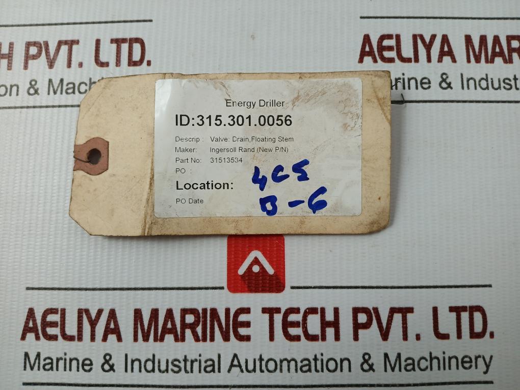 Oem Floating Stem Valve 31513534 Ingersoll Rand