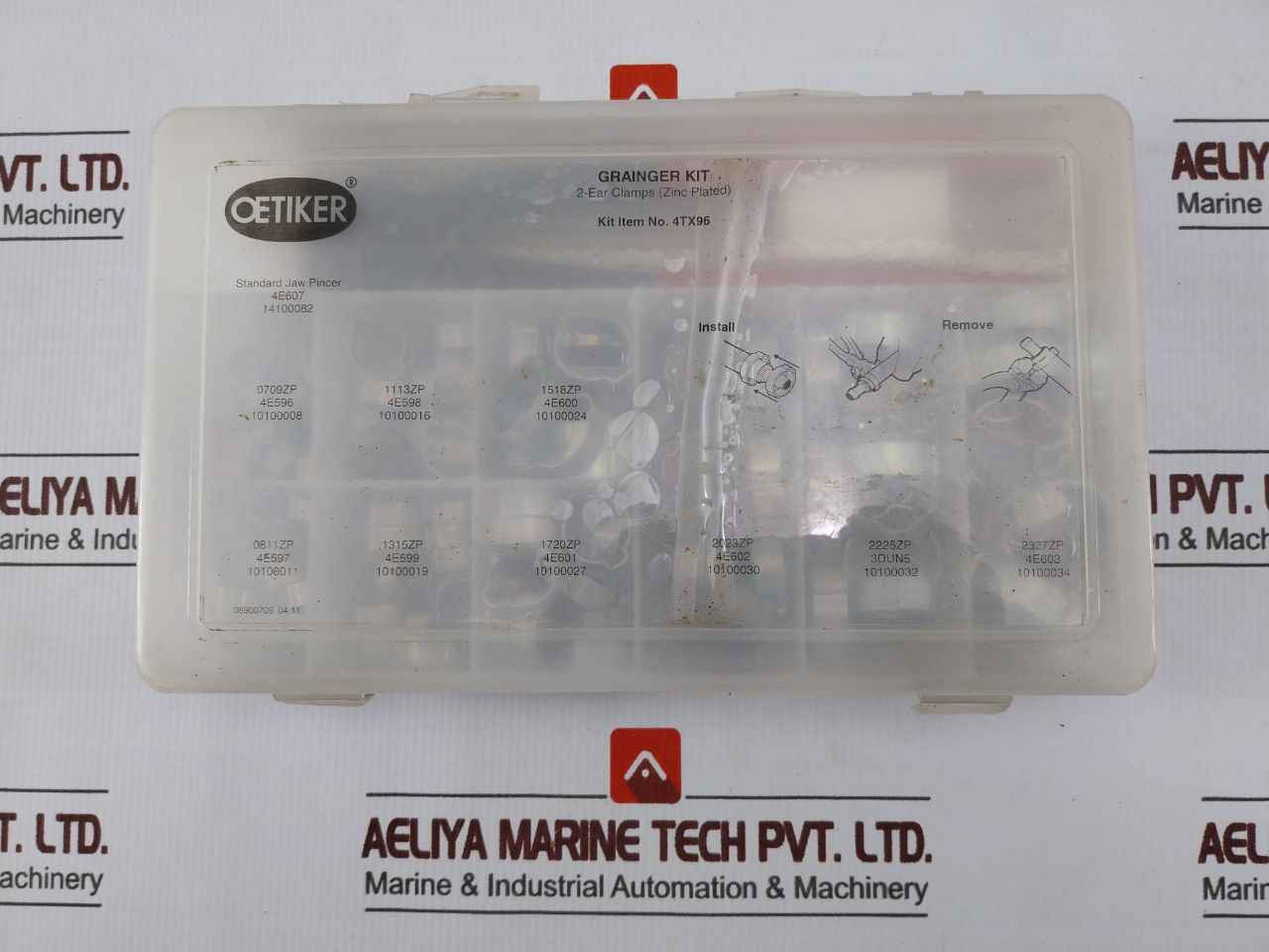 Oetiker 4Tx96 Hose 2-ear Clamp With Jaw Pincer Assort Grainger Set 4E607 4E596