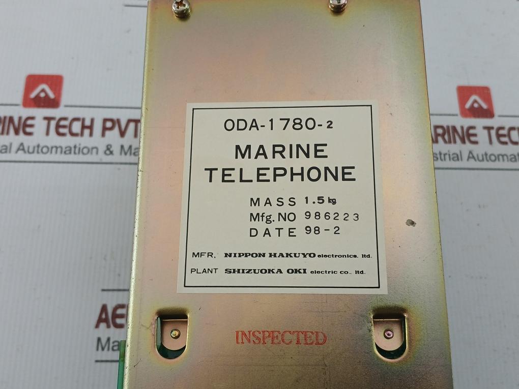 Oki Marine Built-in Pushbutton Telephone Oda-1780-2