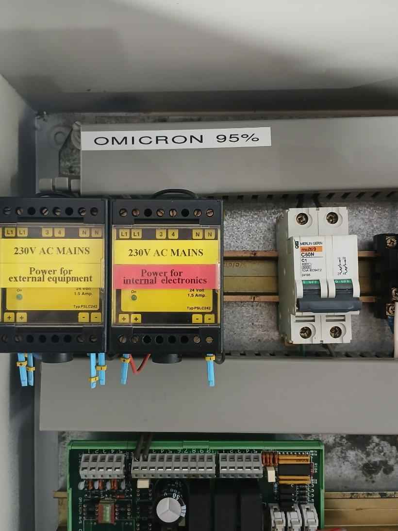 Omicron 981209-1 High Level And Overfill Alarm Unit Je109020, Oau-01/Ex Rev:1.02