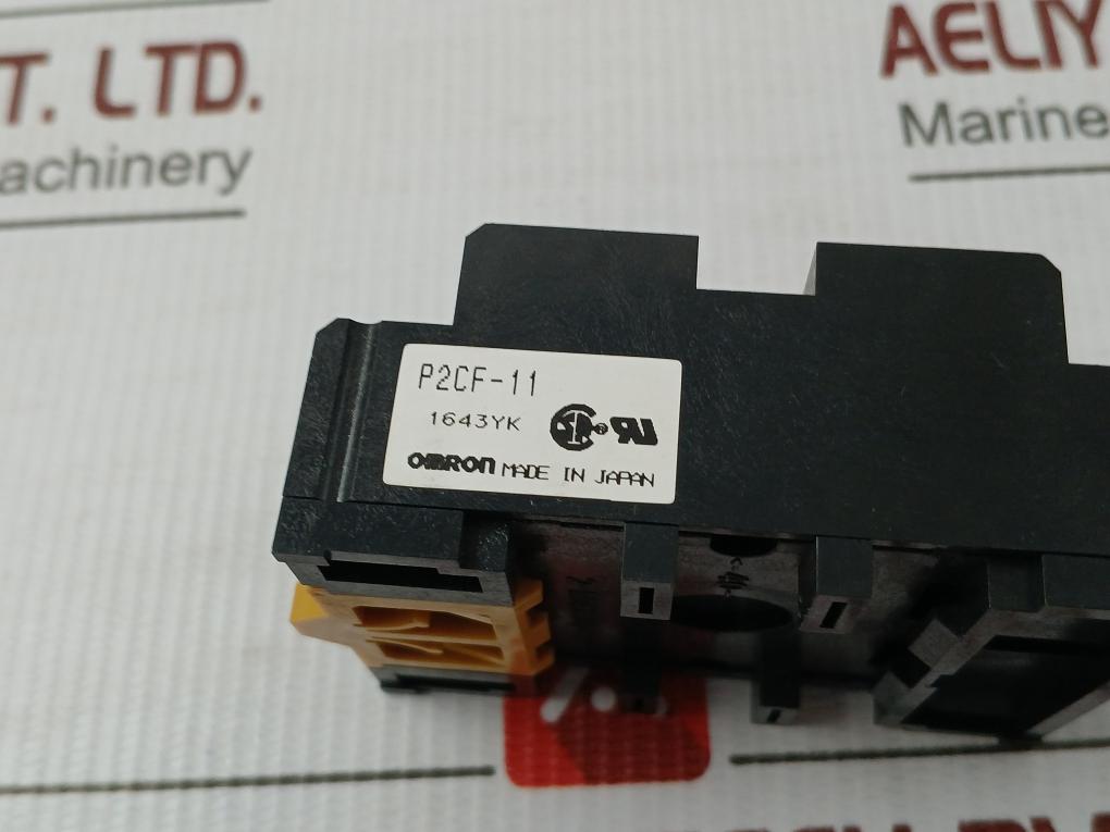 Omron-1643Yk-10A-250Vac-Relay-Socket-P2Cf-11-Lot-Of-2X-209074-8