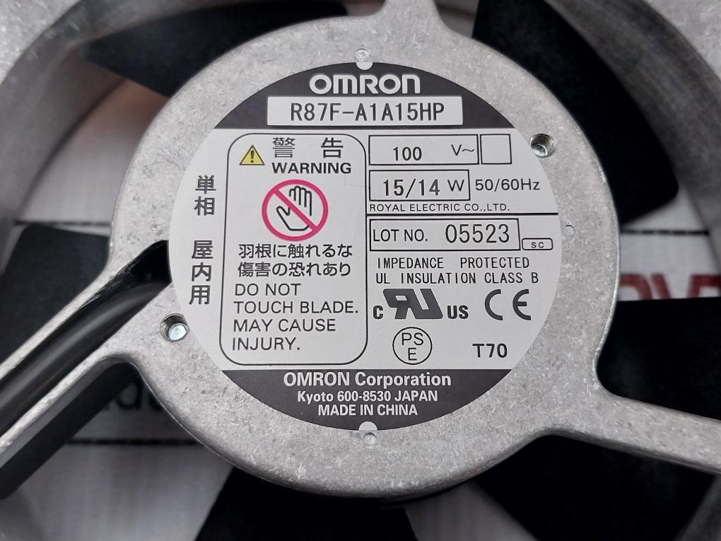 Omron-Tube-Axial-Flow-Fan-100Vac-50-60Hz-Part-No-R87F-a1A15Hp-209801-9