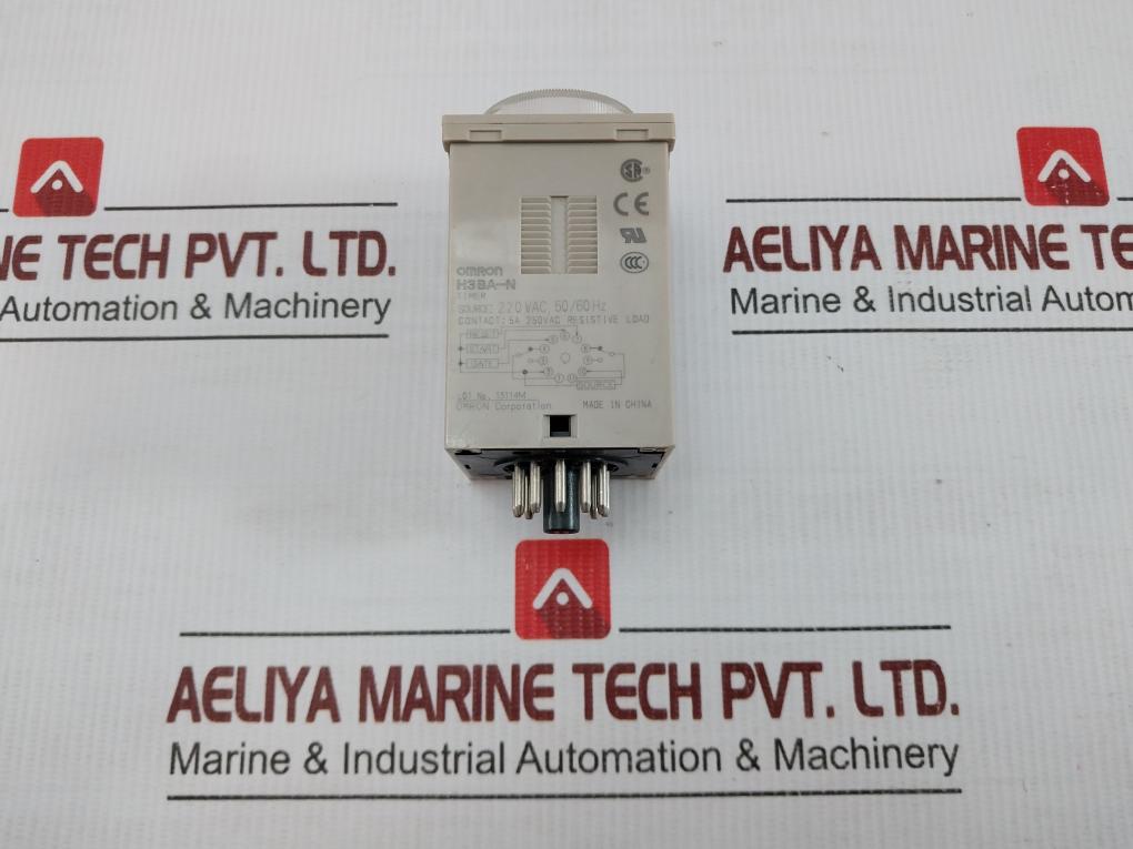 Omron 0-30 Sec 220V Ac 50/60 Hz Analog Timer Relay H3Ba-n