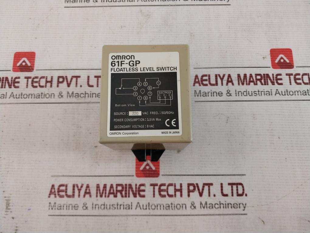 Omron 61F-gp Float Less Level Switch 220V Ac 50/60Hz 3.5Va Pf083A