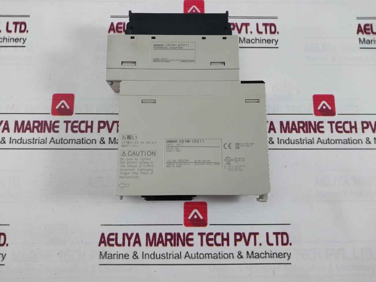 Omron C200Hw-pd024 Plc Power Supply Unit With I/O Module Cs1W-id211 24Vdc--- 50W