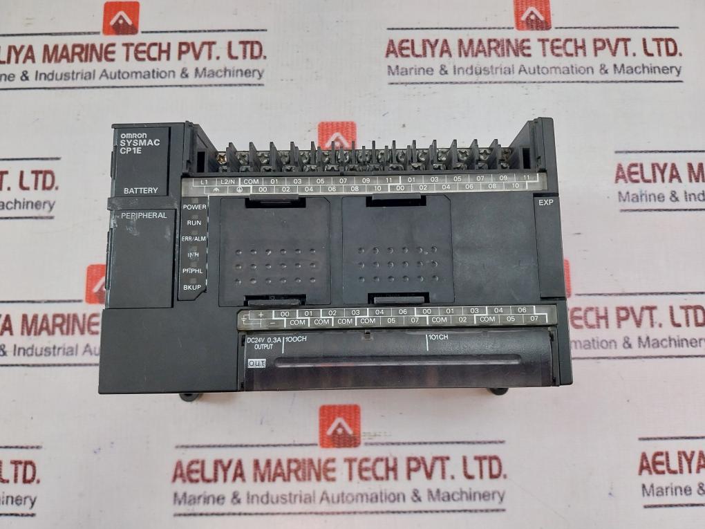 Omron Cp1e-n40dr-a Programmable Controller Dc24v 0.3a Ver 1.2 100–240vac 50/60hz