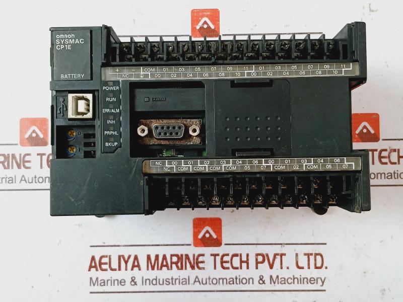 Omron Cp1e-n40dt-d Programmable Controller Unit 24v Dc, 20w
