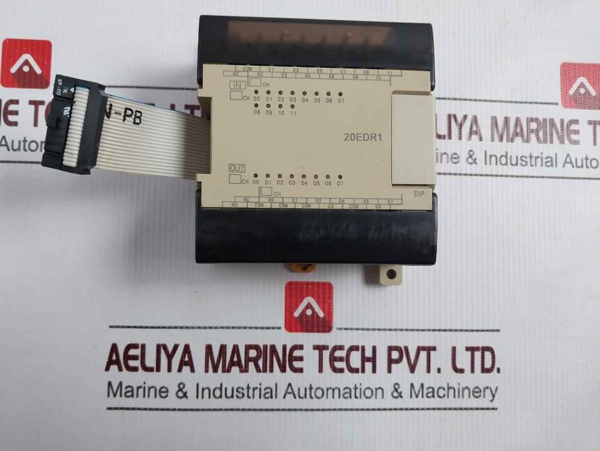 Omron Cpm1a-20edr1 Input/output Unit In 24v (dc)5ma Out 24v(dc) Res/250v(ac)