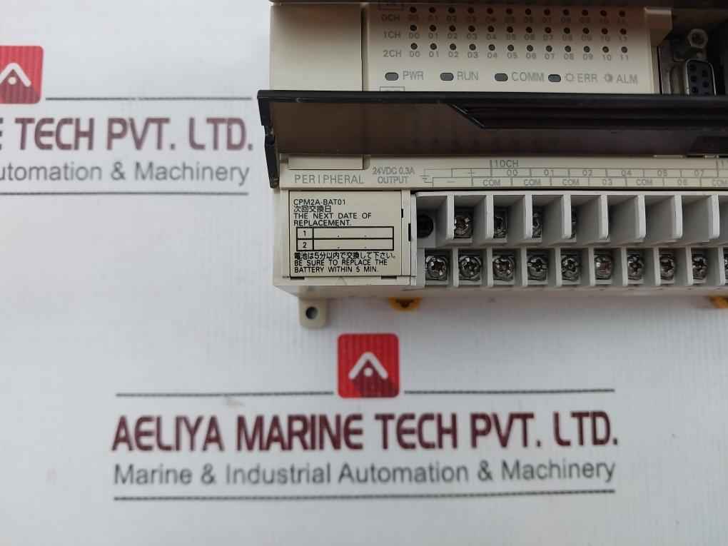 Omron Cpm2Ah-60Cdr-a Sysmac Programmable Logic Controller 24Vdc 0.3A
