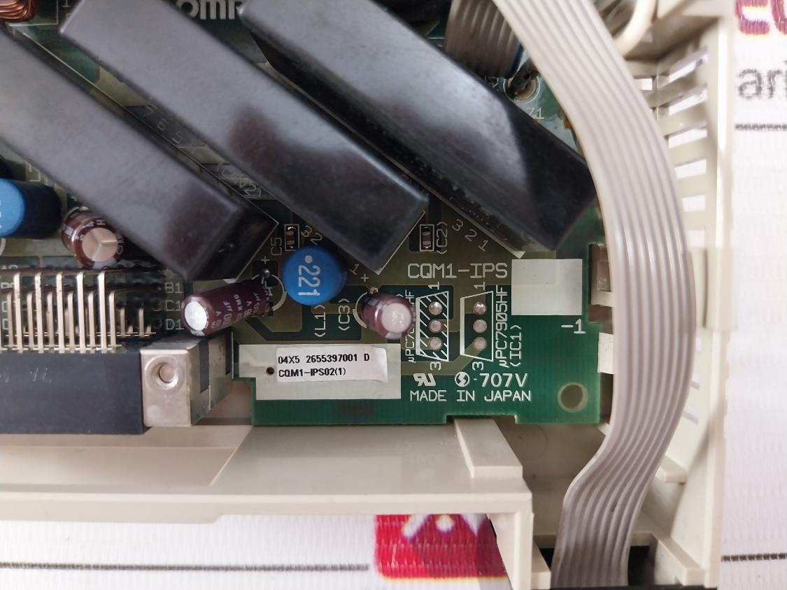 Omron Cqm1-ips02 Power Supply Unit 707-v