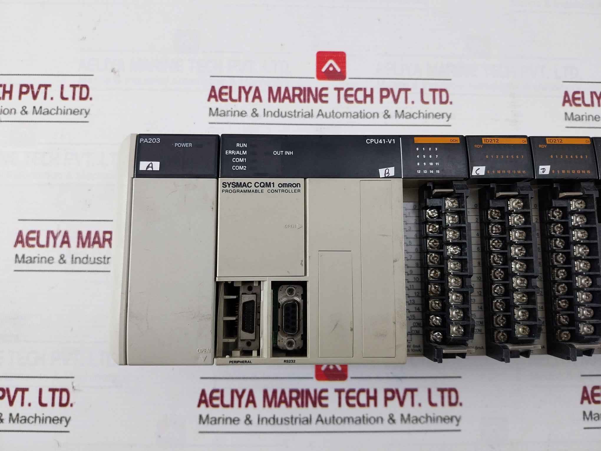 Omron Cqm1-pa203 Plc Power Supply Unit Cpu41-v1 100-240Vac 50/60Hz 60Va 24Vdc
