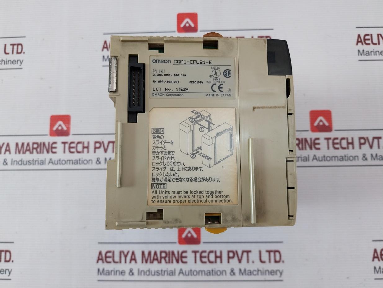 Omron Cqm1-pa206 Switching Power Supply 100-240Vac 50/60Hz 120Va Oc222 Tpb-h
