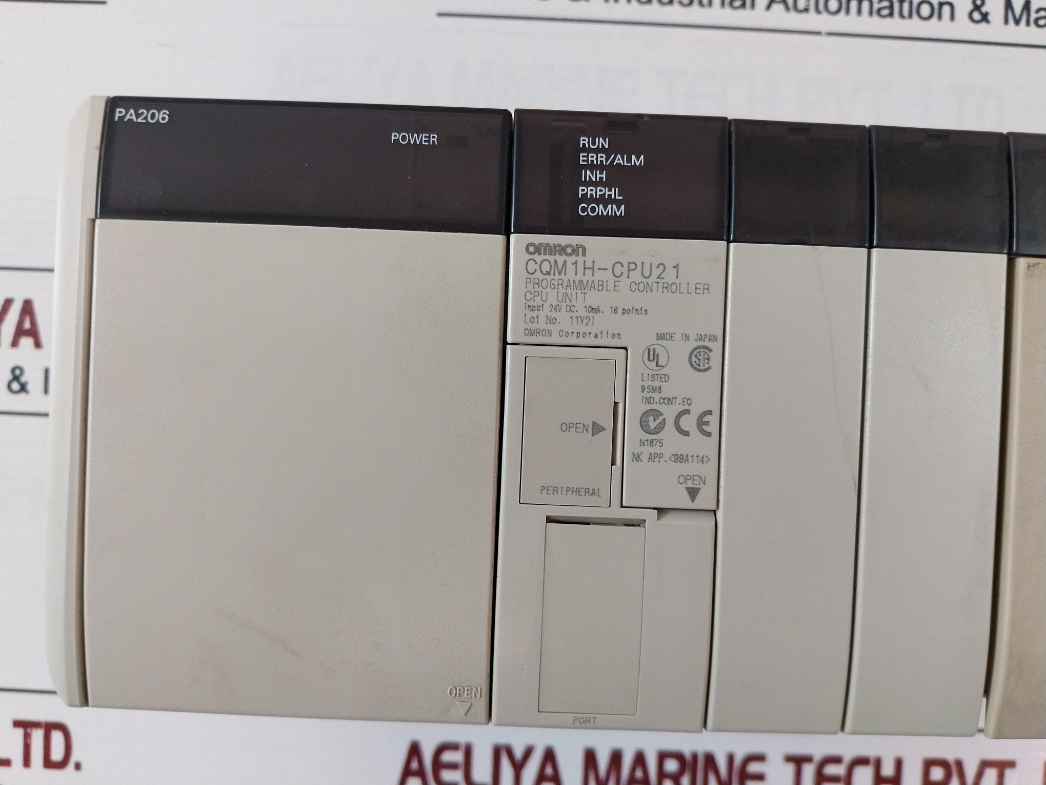 Omron Cqm1H-cpu21 Programmable Controller Cpu Unit