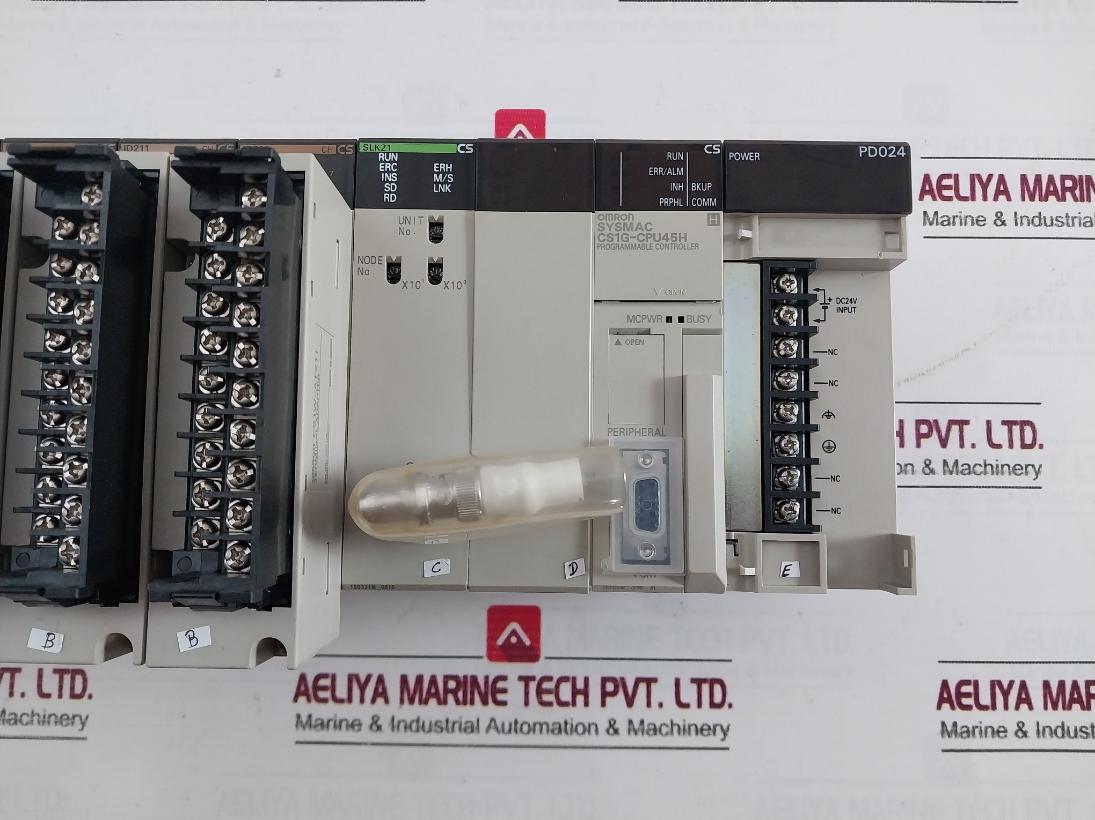 Omron Cs1G-cpu45H Programmable Controller Cpu Unit C200Hw-pd024 24V Dc 7Ma 50W