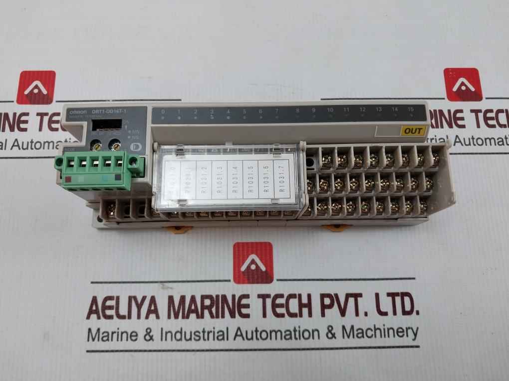Omron Drt1-od16t-1 Remote Terminal 24v Dc 0.5a
