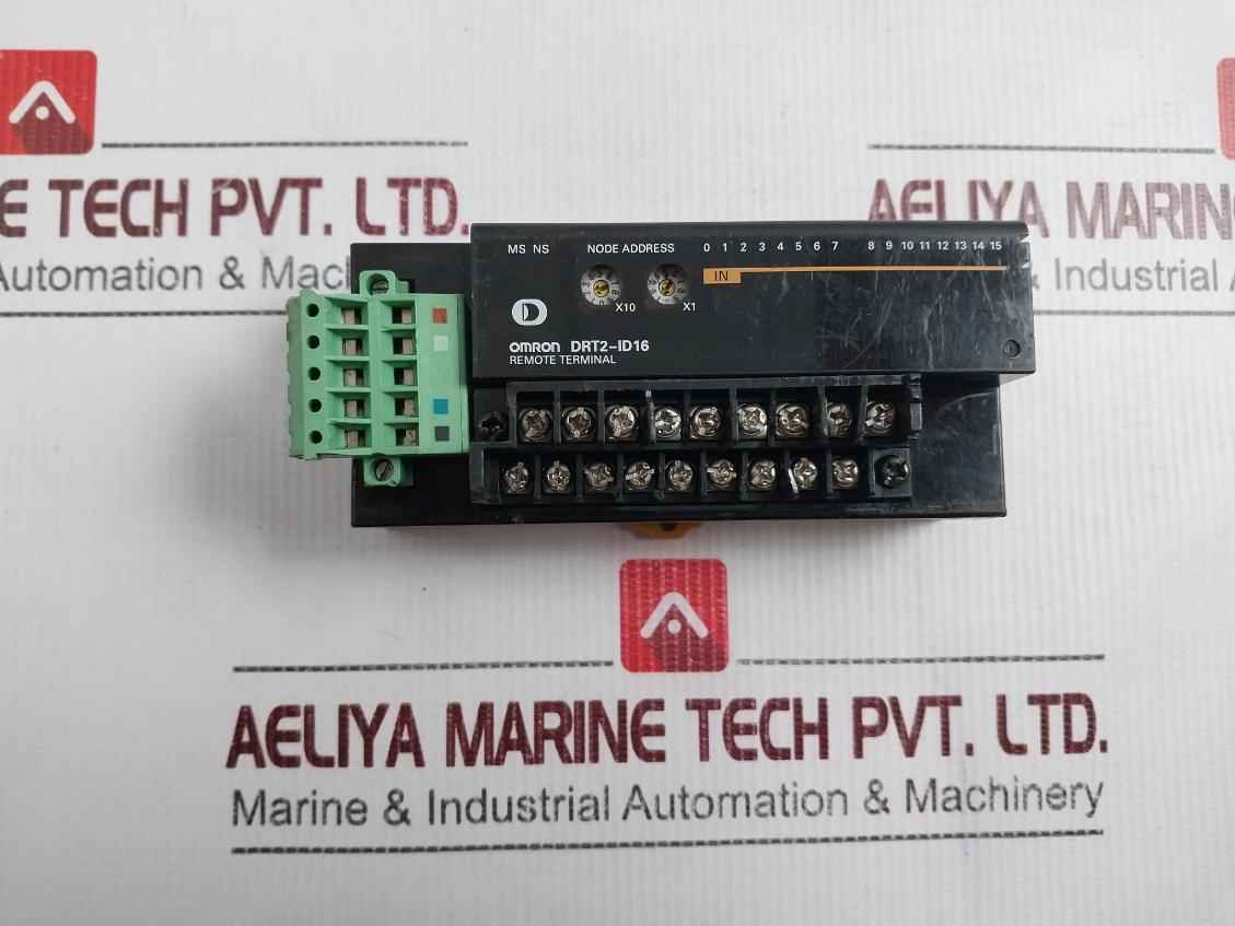 Omron Drt2-id16 Remote I/O Terminal Module 24V Dc 6Ma