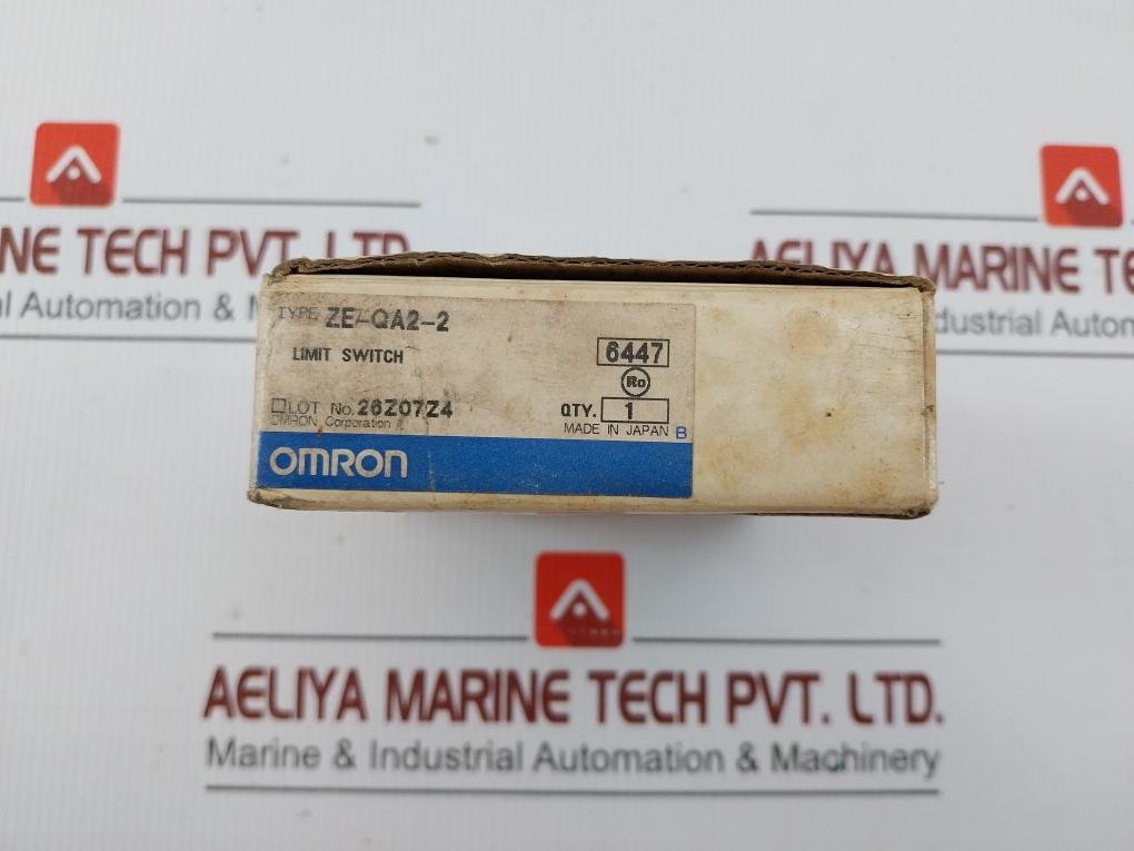 Omron Enclosed Limit Switch Ze-qa2-2 10A 250Vac