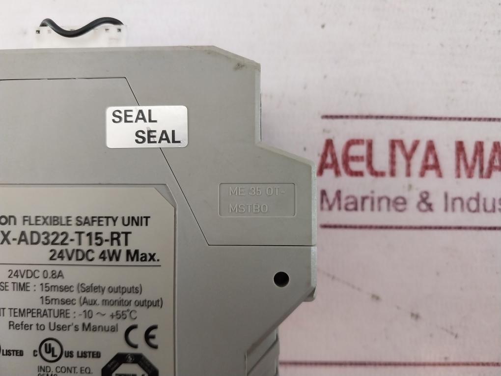 Omron G9Sx-ad322-t15-rt Flexible Safety Unit 24Vdc 4W 0.8A 15Msec