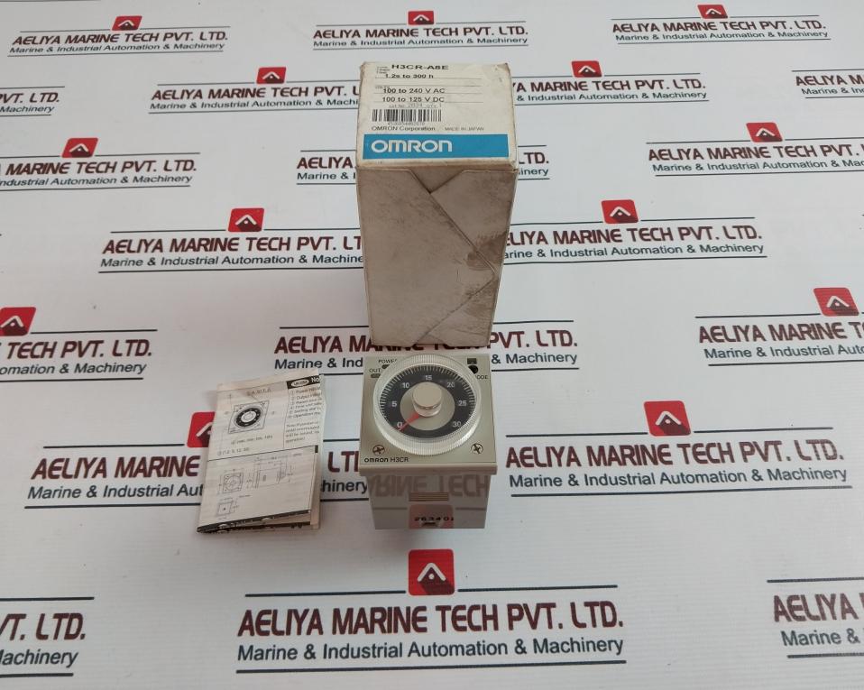Omron H3Cr-a8E Solid-state Timer 0-30 Sec 100-240Vac 50/60Hz