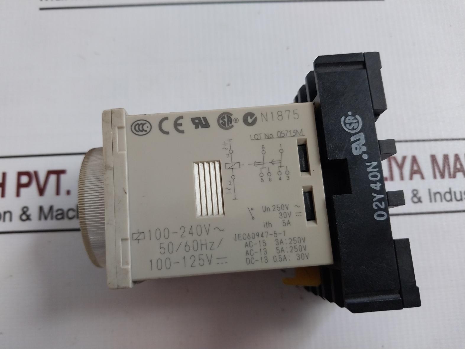 Omron H3Cr-a8 Multifunctional Timer 100-240Vac