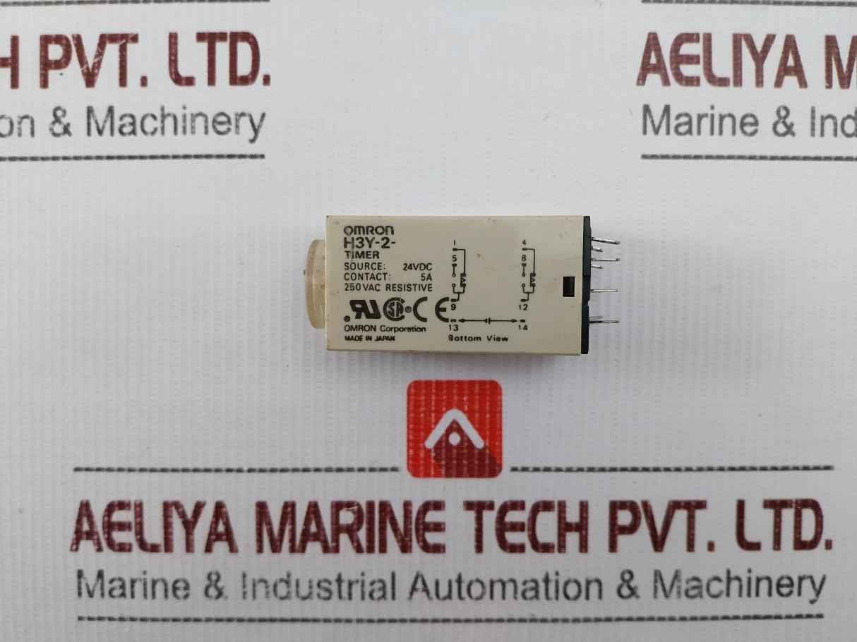 Omron H3Y-2 Timer Relay 24Vdc 5A