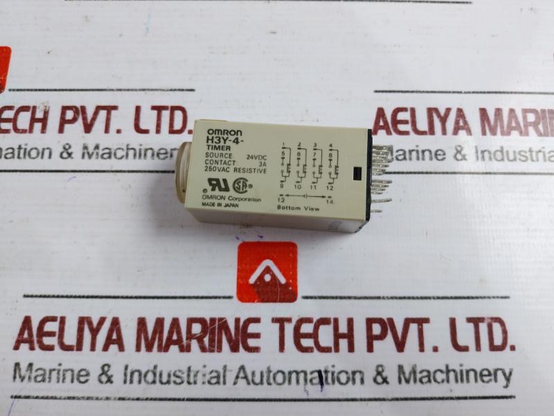 Omron H3Y-4 Timer Relay Module 24Vdc 3A
