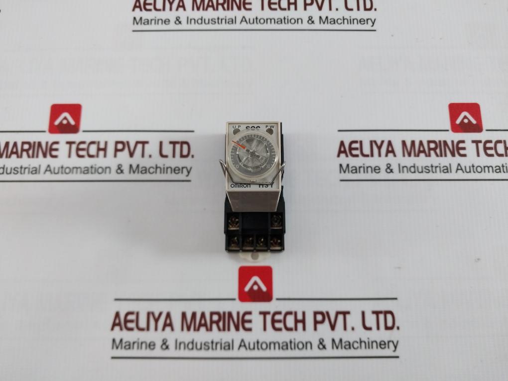 Omron H3Y-4 Timer Relay With Base 3A 24Vdc 0-30 Sec 250Vac 7A Kh-rs-14M 04Y8M
