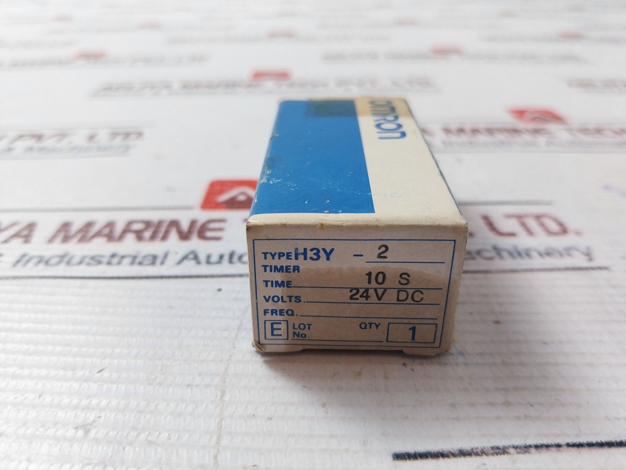 Omron H3y-2 Timer Relay 5a 24v Dc