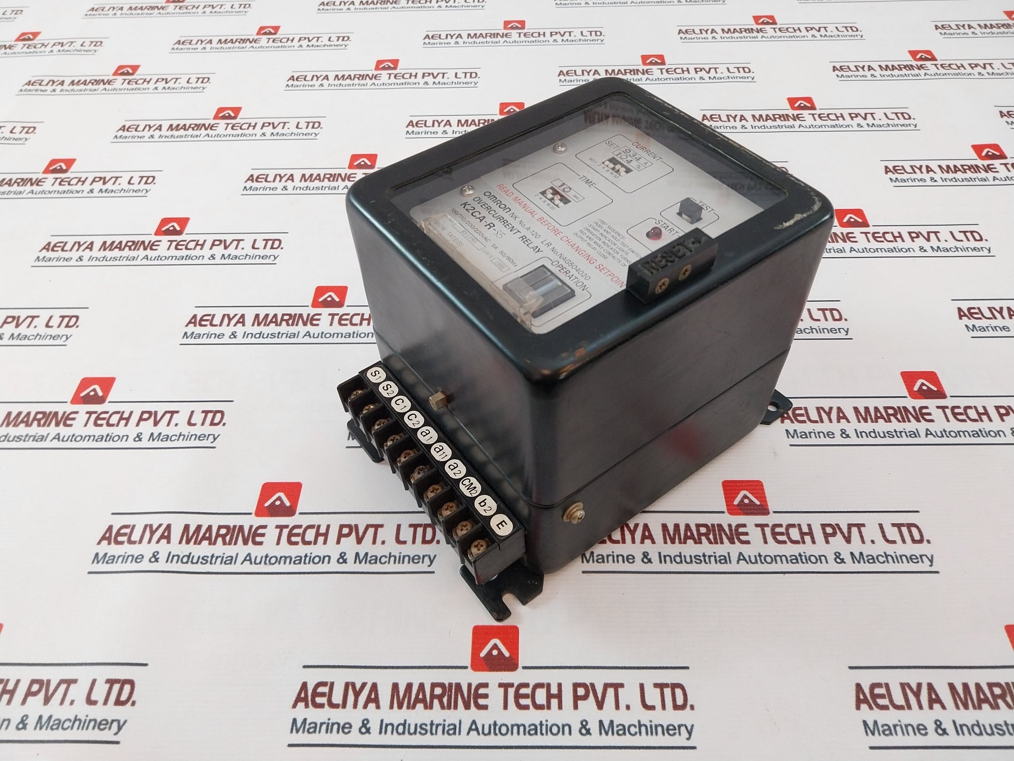 Omron K2Ca-r-s5 Overcurrent Relay 100/110/200/220Vac 5A 50/60Hz