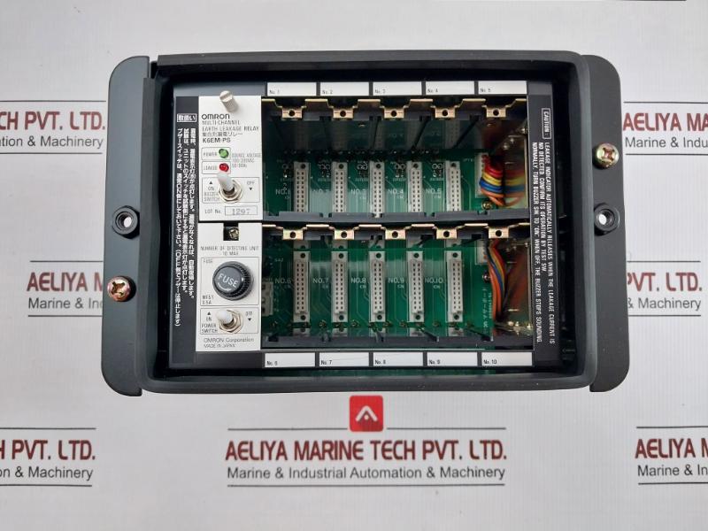 K6Em-ps Omron 100/200Vac 50/60Hz Multi Channel Earth Leakage Relay