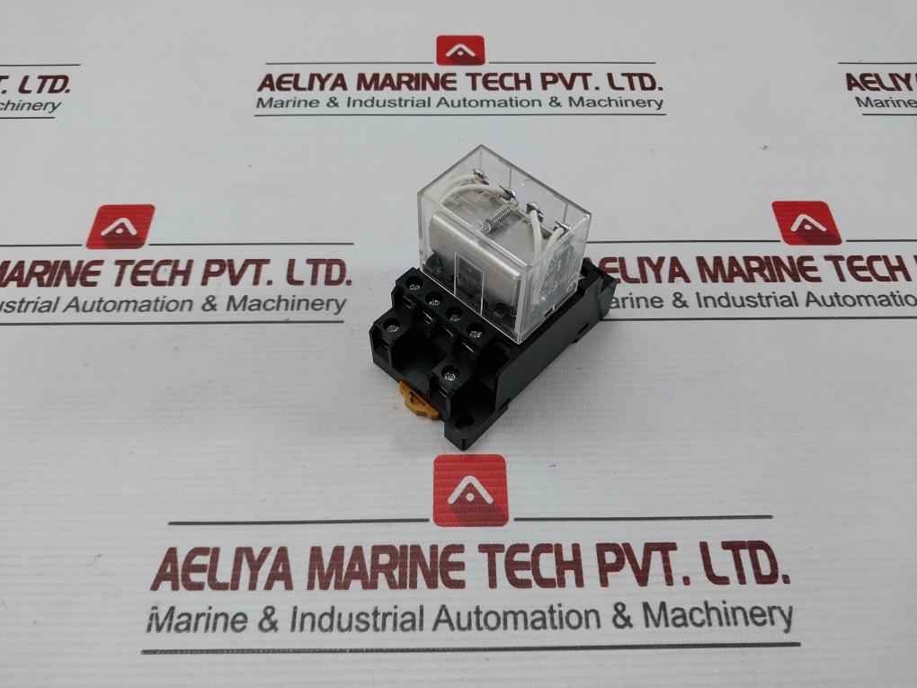 Omron Ly4 General Purpose Power Relay With Base 24Vdc Ptf14A-e