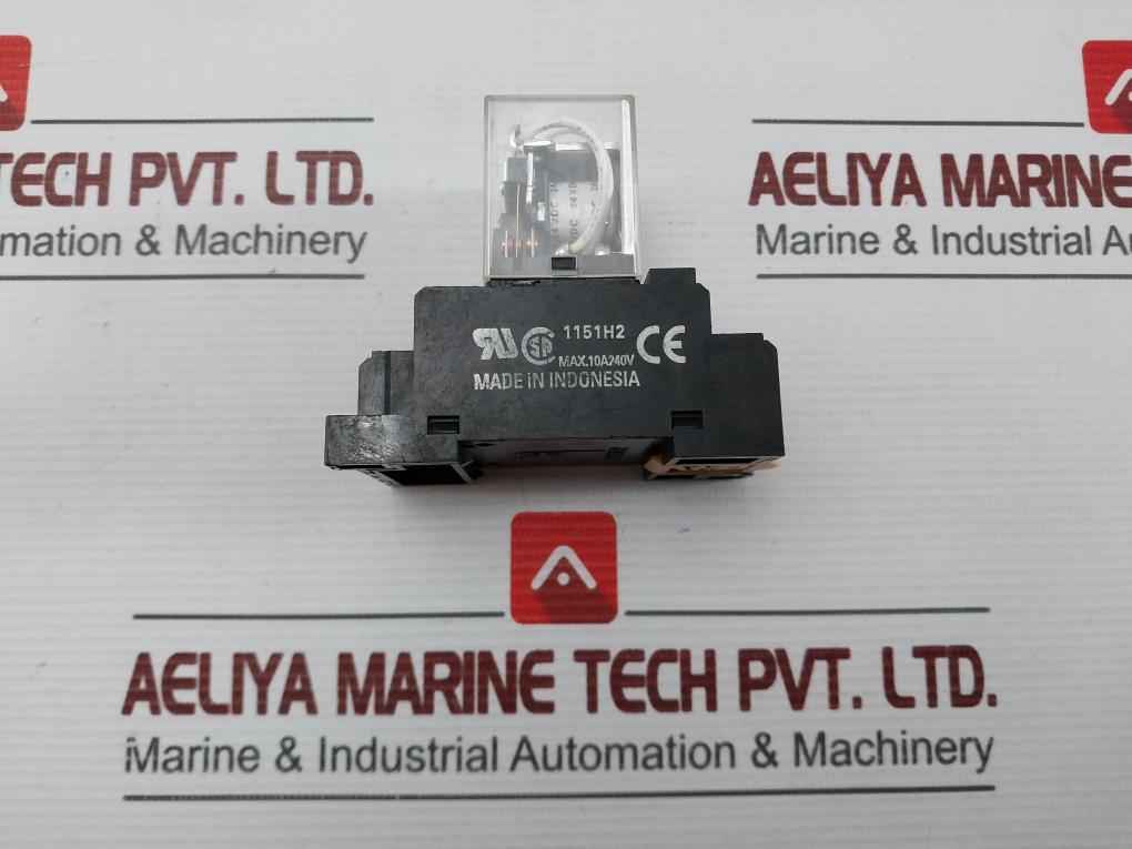 Omron Ly4 General Purpose Power Relay With Base 24Vdc Ptf14A-e