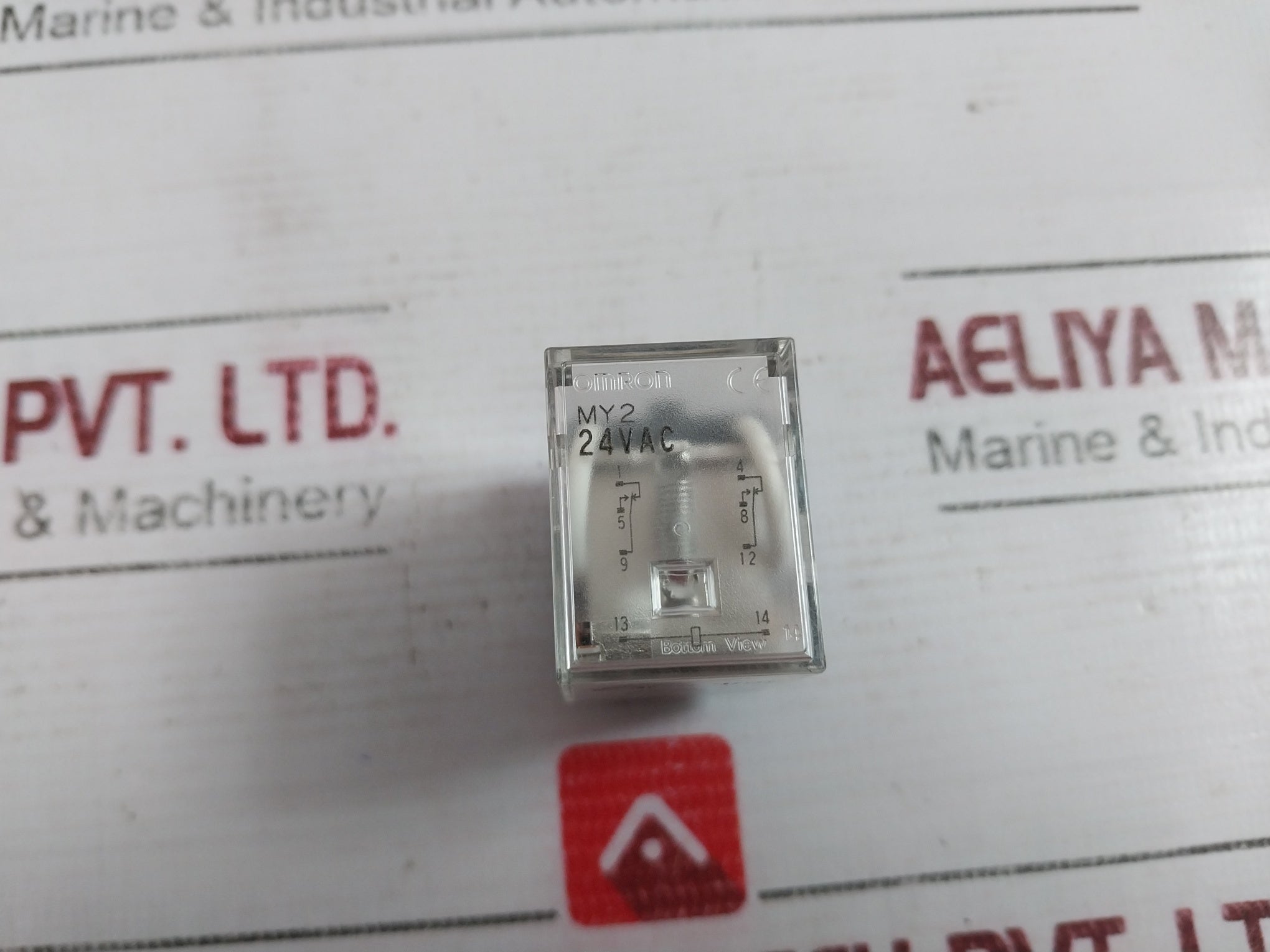 Omron My2 Relay 29X3Y1 24Vac 10A 250Vac 30Vdc