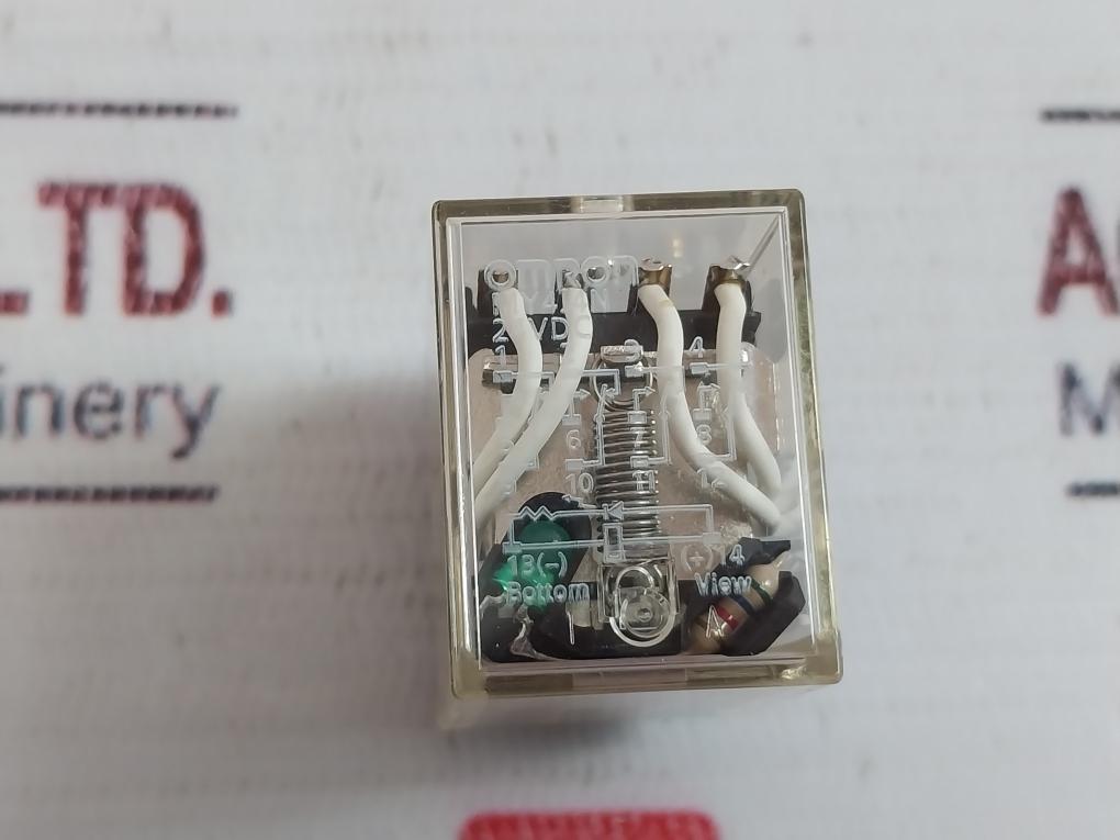 Lot of 2X Omron My414n Power Relay 5a 240vac