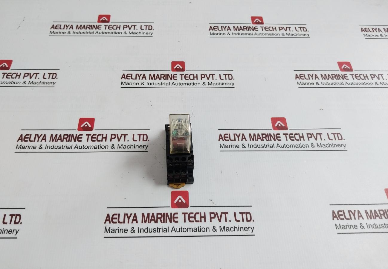 Omron My4I4N Power Relay With Base 24Vdc 5A 240Vac 28Vdc 250Vac