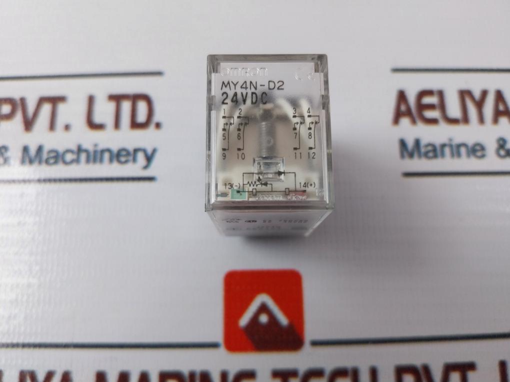 Lot of 3X Omron MY4N-D2 Relay 24Vdc