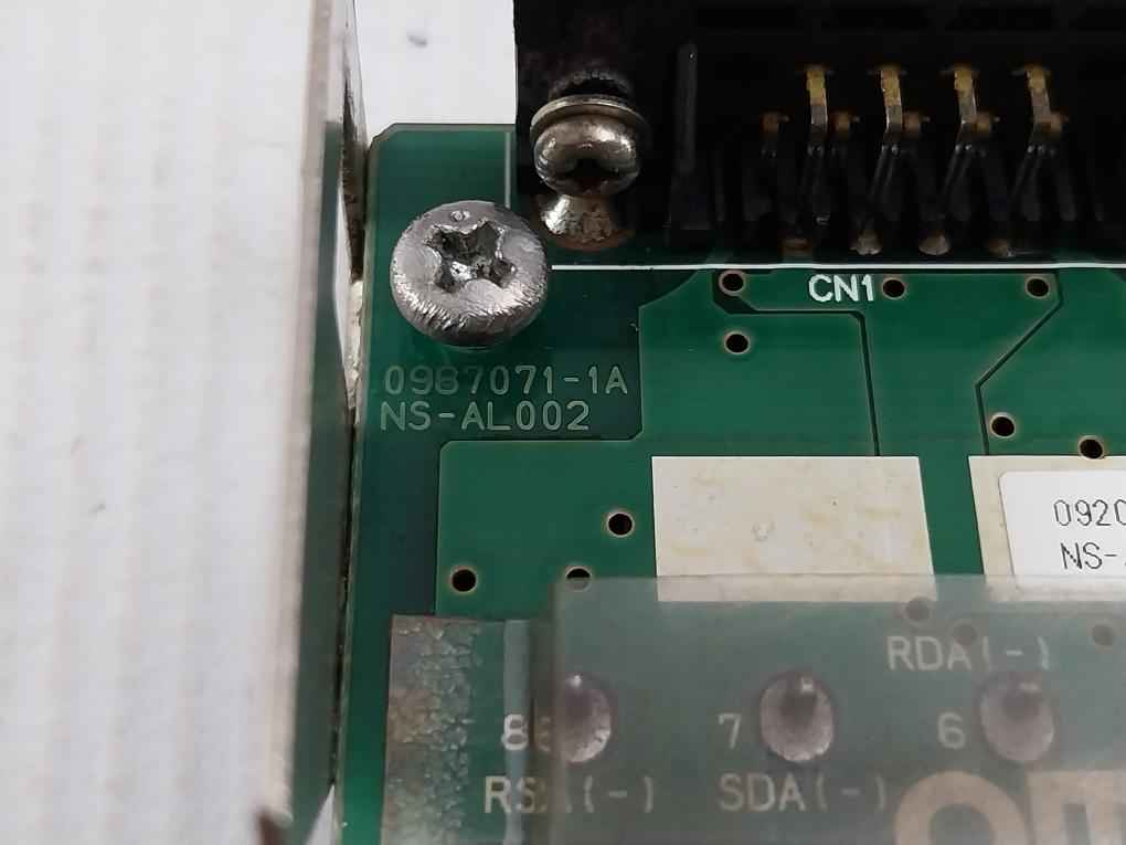 Omron Ns-al002 Networking Module 0987071-1A
