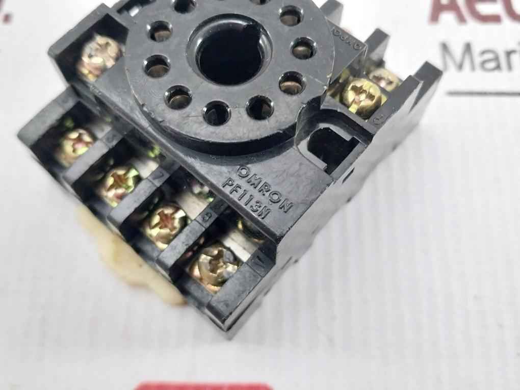 Omron Pf113N Relay Socket Base 250V~ 10A