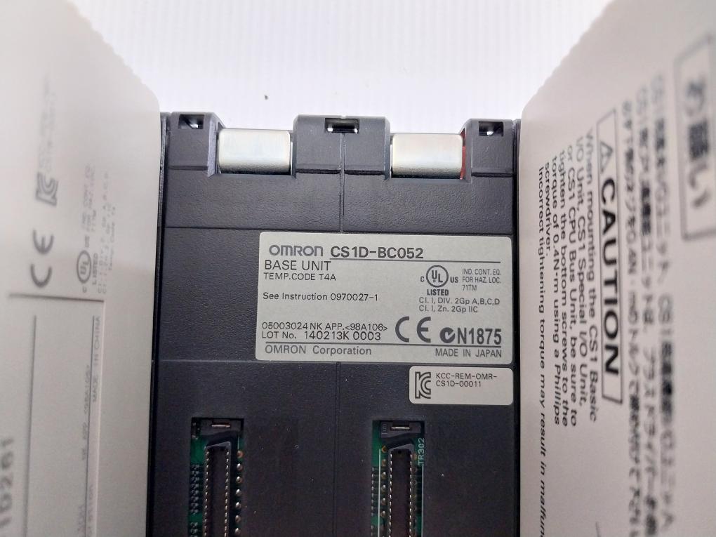 Omron Plc Controller System Cs 1W-id261, Cs 1W-od261, Cs1W-sp001 Cs1W-clk13