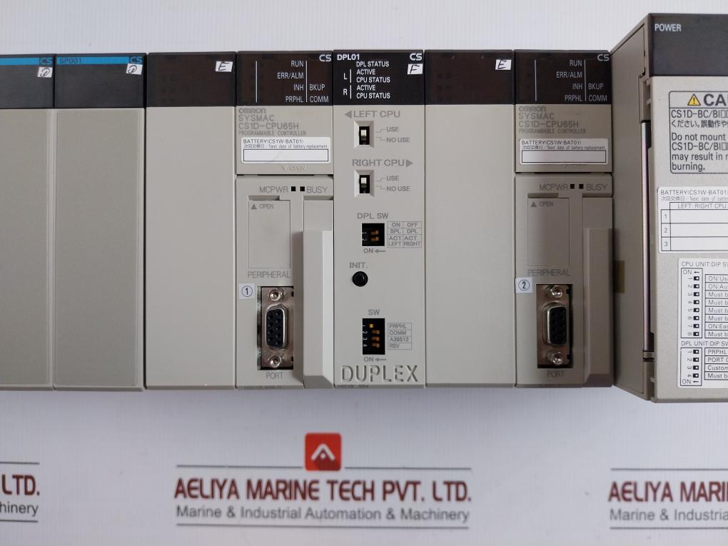 Omron Plc Controller System Cs 1W-id261, Cs 1W-od261, Cs1W-sp001 Cs1W-clk13