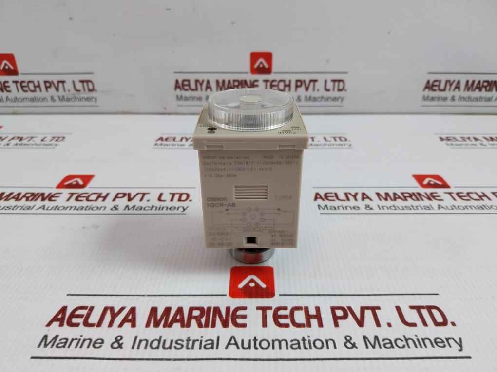 Omron Solid-state Multi-functional Timer Relay 24-48Vac Part No H3Cr-a8