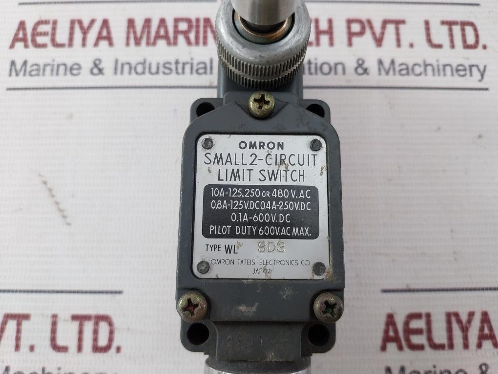 Omron Wl Sd3 Small 2-circuit Limit Switch 10A-125 480Vac